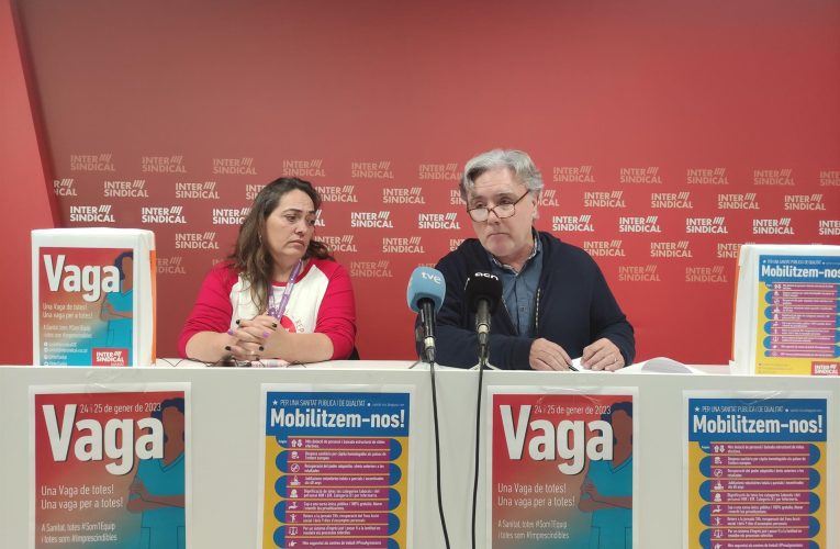 Cataluña.- La Intersindical anuncia dos jornadas de huelga sanitaria el 24 y 25 de enero