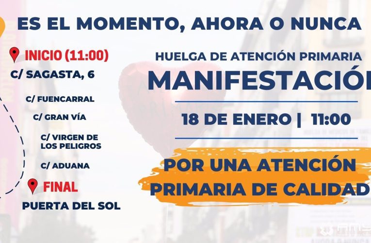 Madrid.- Los médicos de AP y pediatras vuelven mañana a las calles con la negociación con Sanidad estancada