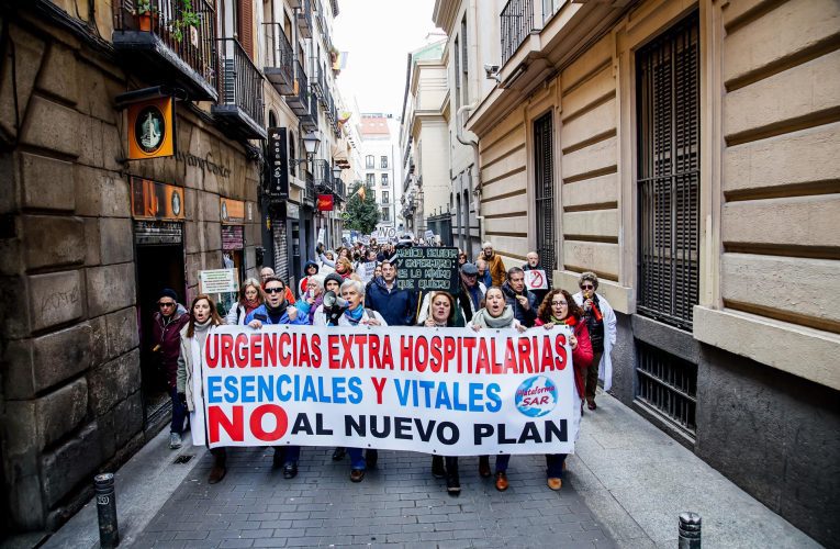 Madrid.-Trabajadores de urgencias extrahospitalarias convocan la próxima semana otras tres nuevas jornadas de huelga