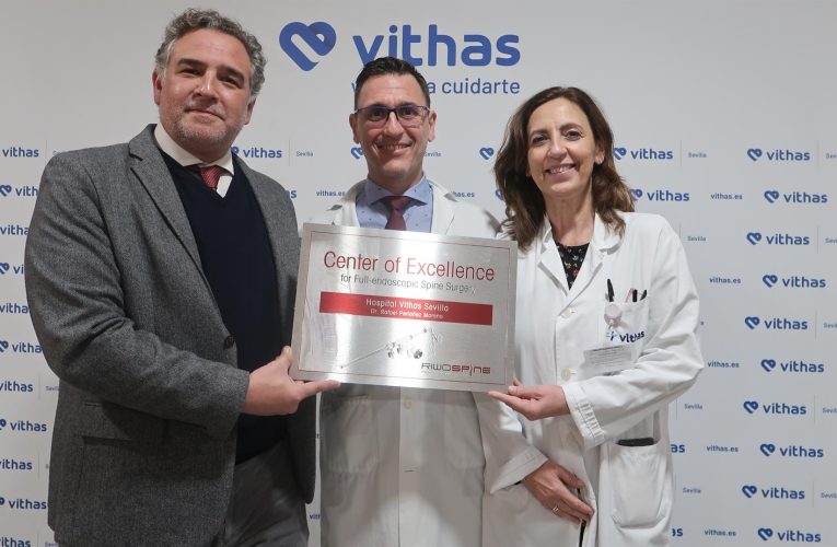 El Hospital Vithas Sevilla, centro de excelencia tras sumar 120 cirugías endoscópicas de columna